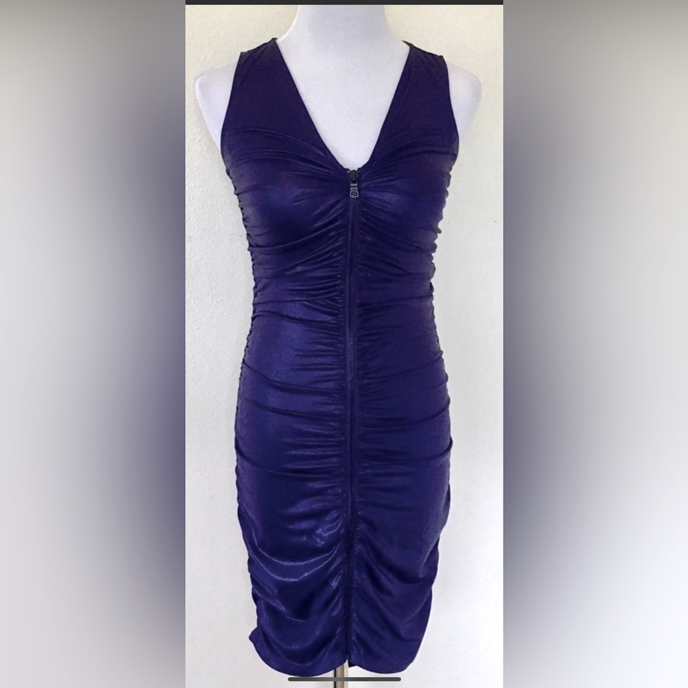 Armani exchange zip up dress